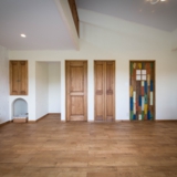 沼津市松沢町|高台にあるオークフロアと漆喰の家。施工例05